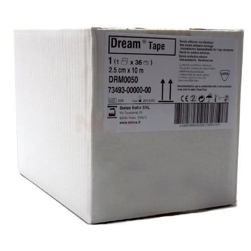 DreamTape sporttape 2,5 cm x 10 meter doos à 36 stuks