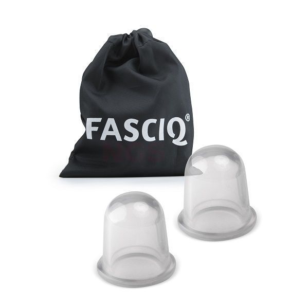 FASCIQ - Cupping siliconen cups 2 x Small Ø 5,5 cm x 5,5 cm
