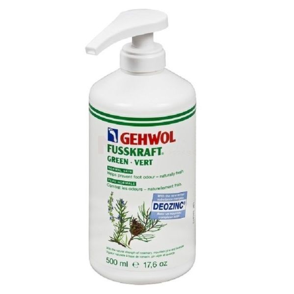 Gehwol fusskraft groen, licht invettende crème 500 ml