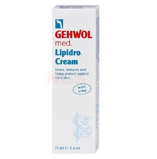 Gehwol Med lipidro crème, bij droge gevoelige huid 75 ml