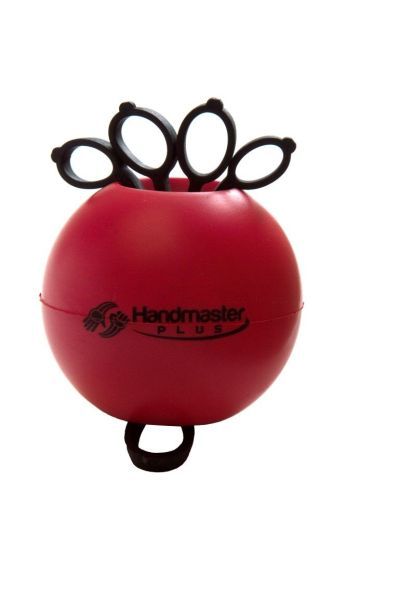 Handmaster plus medium - rood, voor revalidatie van vingers, hand, pols en onderarm