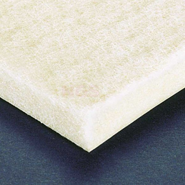 Hapla mixture wol-viscose zelfklevend 22,5 x 45 cm x 7 mm wit