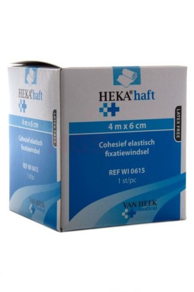 Hekahaft fixatiewindsel 4 cm x 4 meter