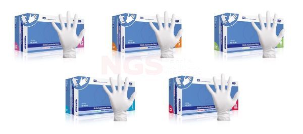 Klinion Nitrile ultra comfort handschoen wit à 150 stuks poedervrij