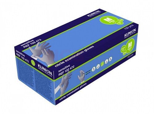 Klinion Soft Nitrile handschoen paars à 150 stuks poedervrij-Medium
