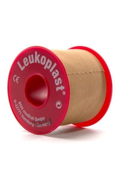 Leukoplast beige fixatiepleister 5 cm x 9,2 meter