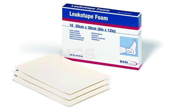 Leukotape polsterfoam 0,4 cm x 30 cm x 20 cm