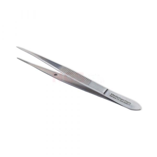 Splinterpincet met geleidestift 11 cm RVS