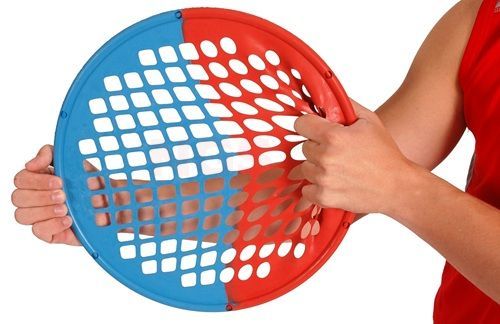 Power-Web duo senior handtrainer Ø 36 cm rood - blauw