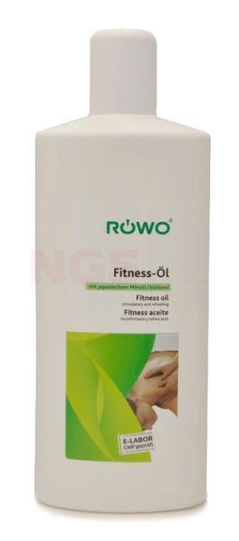 Rowo Fitness olie met JHP olie 1000 ml - 1 liter voorheen fitness olie