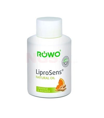 Rowo LiproSens massageolie Natural Orange - Ingwer 500 ml - Vegan