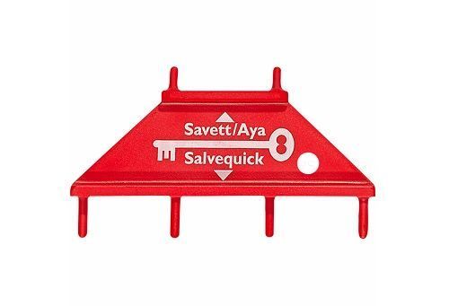 Salvequick Savett - Aya pleisterdispensersleutel - rood