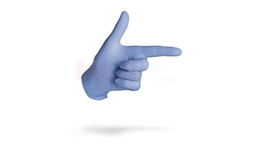Sentina Nitrile handschoen blauw poedervrij